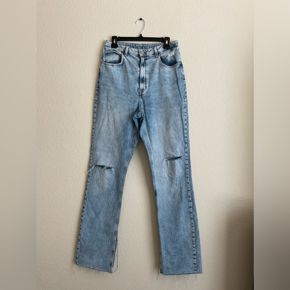 Zara High Rise Skinny flare
